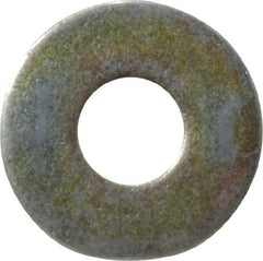 Value Collection - 7/16" Screw, Grade 8 Steel Extra Thick Flat Washer - Zinc Yellow Dichromate Finish - Exact Tooling