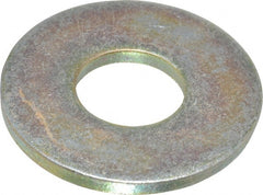 Value Collection - 9/16" Screw, Grade 8 Steel Extra Thick Flat Washer - Zinc Yellow Dichromate Finish - Exact Tooling