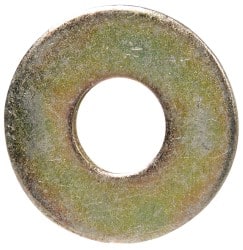 Value Collection - 5/8" Screw, Grade 8 Steel Extra Thick Flat Washer - Zinc Yellow Dichromate Finish - Exact Tooling