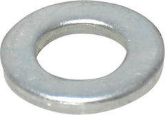 Value Collection - M7 Screw, Steel Standard Flat Washer - 7.4mm ID x 14mm OD, 1.6mm Thick, Zinc-Plated Finish - Exact Tooling