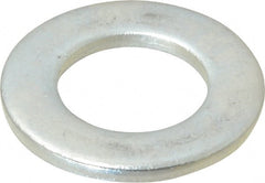 Value Collection - M18 Screw, Steel Standard Flat Washer - 19mm ID x 34mm OD, 3mm Thick, Zinc-Plated Finish - Exact Tooling