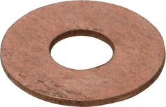 Value Collection - 1/4" Screw, Silicon Bronze Standard Flat Washer - 5/16" ID x 11/16" OD, 1-1/16" Thick - Exact Tooling