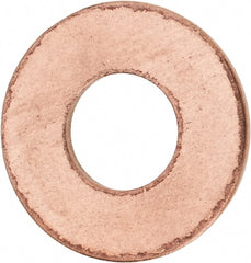 Value Collection - 1/2" Screw, Silicon Bronze Standard Flat Washer - 0.531" ID x 1-1/4" OD, 0.091" Thick - Exact Tooling