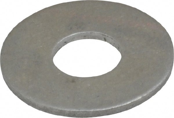 Value Collection - 1/4" Screw, Aluminum Standard Flat Washer - 0.264" ID x 0.689" OD, 0.048" Thick - Exact Tooling