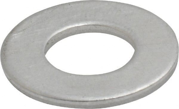 Value Collection - 3/8" Screw, Aluminum Standard Flat Washer - 0.436" ID x 1" OD, 0.081" Thick - Exact Tooling