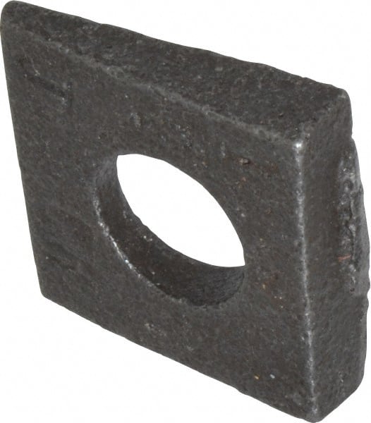 Value Collection - 1/2" Bolt, Iron Beveled Square Washer - 9/16" ID, 11/32 Minimum Thickness - Exact Tooling