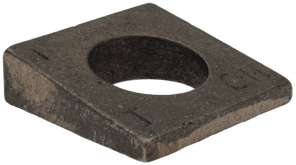 Value Collection - 1" Bolt, Iron Beveled Square Washer - 1-1/16" ID, 9/16 Minimum Thickness - Exact Tooling