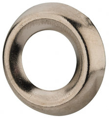 Value Collection - 0.021" Thick, Nickel-Plated Finish, Brass, Standard Countersunk Washer - 0.585" ID x 0.89" OD - Exact Tooling