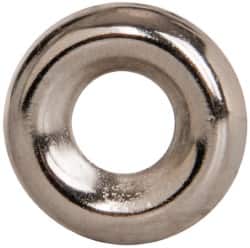 Value Collection - 7/64" Thick, Nickel-Plated Finish, Steel, Standard Countersunk Washer - 0.235" ID x 19/32" OD - Exact Tooling
