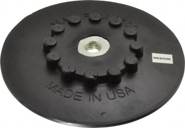 Norton - 7" Diam Quick-Change Type S Disc Backing Pad - Medium Density, 8,600 RPM, Speed-Lok Compatible - Exact Tooling
