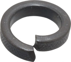 Value Collection - 3/8", 0.382" ID, 1/8" Thick High Collar Split Lock Washer - Steel, Uncoated, 0.382" Min ID, 0.393" Max ID, 0.553" Max OD - Exact Tooling