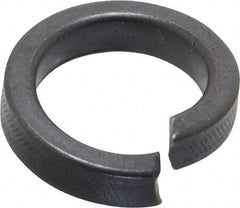 Value Collection - 5/8", 0.635" ID, 0.203" Thick High Collar Split Lock Washer - Steel, Uncoated, 0.635" Min ID, 0.65" Max ID, 0.923" Max OD - Exact Tooling