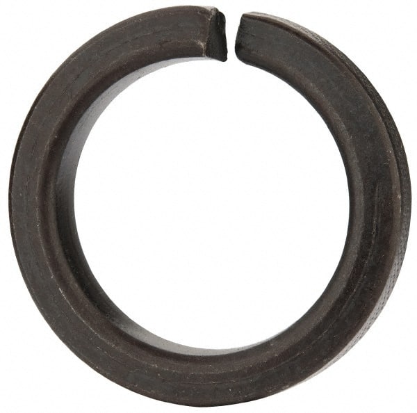 Value Collection - 1-1/4", 1.271" ID, 0.313" Thick High Collar Split Lock Washer - Steel, Uncoated, 1.271" Min ID, 1.302" Max ID, 1.799" Max OD - Exact Tooling