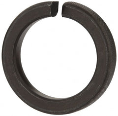 Value Collection - 1-1/2", 1.504" ID, 3/8" Thick High Collar Split Lock Washer - Steel, Uncoated, 1.504" Min ID, 1.534" Max ID, 2.17" Max OD - Exact Tooling