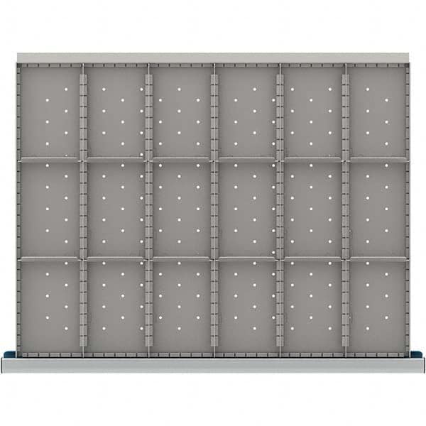 LISTA - 18-Compartment Drawer Divider Layout for 3.15" High Drawers - Exact Tooling
