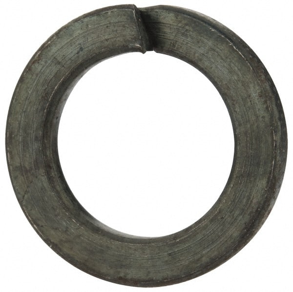 Value Collection - M18, 18.2mm ID, 3.5mm Thick Split Lock Washer - Steel, Uncoated, 18.2mm Min ID, 19mm Max ID, 29.4mm Max OD - Exact Tooling