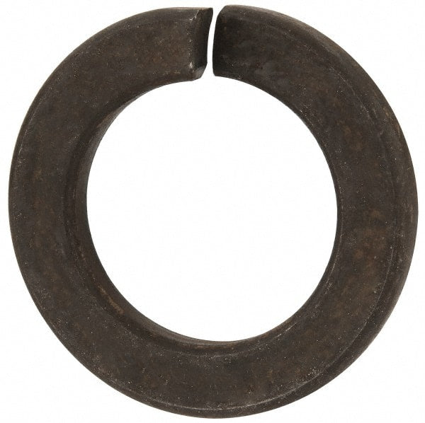 Value Collection - M24, 24.5mm ID, 5mm Thick Split Lock Washer - Steel, Uncoated, 24.5mm Min ID, 25.5mm Max ID, 40mm Max OD - Exact Tooling
