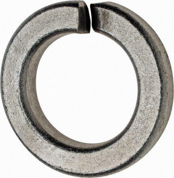 Value Collection - 1-1/8", 1.129" ID, 0.281" Thick Split Lock Washer - Steel, Zinc-Plated Finish, 1.129" Min ID, 1.153" Max ID, 1.847" Min OD, 1.853" Max OD - Exact Tooling