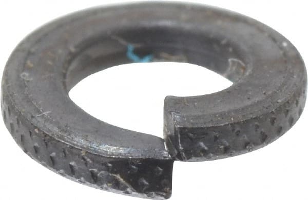 Value Collection - #5, 0.127" ID, 0.031" Thick Split Lock Washer - Steel, Uncoated, 0.127" Min ID, 0.133" Max ID, 0.236" Min OD, 0.252" Max OD - Exact Tooling