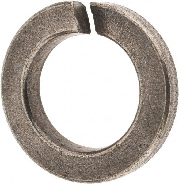 Value Collection - 1", 1.003" ID, 1/4" Thick Split Lock Washer - Steel, Uncoated, 1.003" Min ID, 1.024" Max ID, 1.656" Min OD, 1.661" Max OD - Exact Tooling