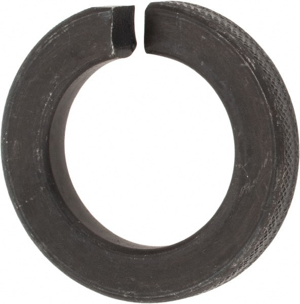 Value Collection - 1-1/4", 1.254" ID, 0.312" Thick Split Lock Washer - Steel, Uncoated, 1.254" Min ID, 1.28" Max ID, 2.036" Min OD, 2.045" Max OD - Exact Tooling