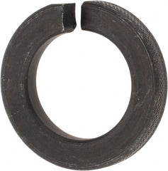 Value Collection - 1-1/4", 1.254" ID, 0.312" Thick Split Lock Washer - Steel, Uncoated, 1.254" Min ID, 1.28" Max ID, 2.036" Min OD, 2.045" Max OD - Exact Tooling