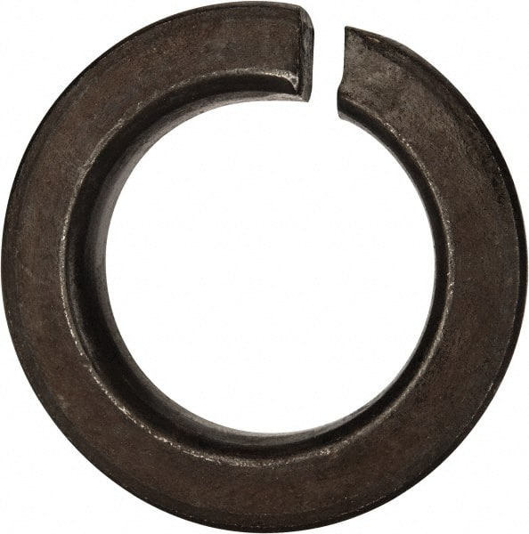 Value Collection - 1-1/2", 1.504" ID, 3/8" Thick Split Lock Washer - Steel, Uncoated, 1.504" Min ID, 1.534" Max ID, 2.419" Min OD, 2.43" Max OD - Exact Tooling