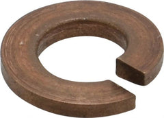 Value Collection - 1/4", 0.252" ID, 0.487" OD, 0.062" Thick Split Lock Washer - Silicon Bronze, 0.254" Min ID, 0.262" Max ID, 0.489" Min OD, 0.491" Max OD - Exact Tooling