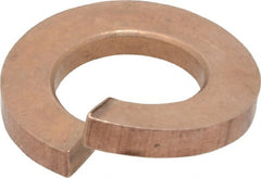 Value Collection - 3/8", 0.377" ID, 0.68" OD, 0.094" Thick Split Lock Washer - Silicon Bronze, 0.38" Min ID, 0.39" Max ID, 0.683" Min OD, 0.691" Max OD - Exact Tooling