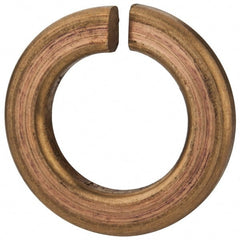 Value Collection - 5/8", 0.628" ID, 1.072" OD, 0.156" Thick Split Lock Washer - Silicon Bronze, 0.635" Min ID, 0.65" Max ID, 1.079" Min OD, 1.093" Max OD - Exact Tooling
