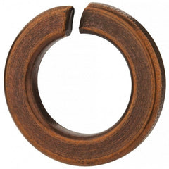 Value Collection - 3/4", 0.753" ID, 1.264" OD, 0.188" Thick Split Lock Washer - Silicon Bronze, 0.76" Min ID, 0.775" Max ID, 1.271" Min OD, 1.291" Max OD - Exact Tooling