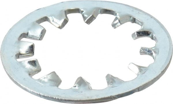 Value Collection - 9/16" Screw, 0.596" ID, Steel Internal Tooth Lock Washer - 0.985" OD, Zinc-Plated, Grade 2 - Exact Tooling