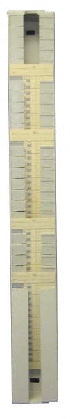 Pyramid - Time Cards & Time Clock Accessories Type: 25 Pocket Adjustable Time Card Rack For Use With: General Offices or Factories - Exact Tooling