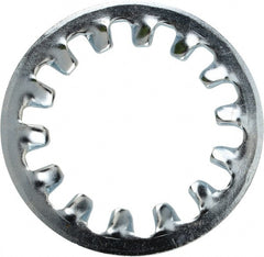 Value Collection - 1 Screw, 1.06" ID, Steel Internal Tooth Lock Washer - 1.637" OD, Zinc-Plated, Grade 2 - Exact Tooling
