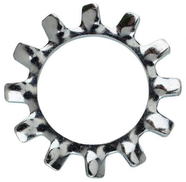 Value Collection - 3/4" Screw, 0.795" ID, Steel External Tooth Lock Washer - 1.245" OD, Zinc-Plated, Grade 2 - Exact Tooling