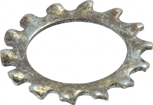 Value Collection - 7/8" Screw, 0.927" ID, Steel External Tooth Lock Washer - 1.41" OD, Zinc-Plated, Grade 2 - Exact Tooling
