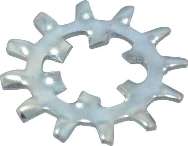 Value Collection - 5/16" Screw, 0.332" ID, Steel Internal Tooth & External Tooth Lock Washer - 0.9" OD, Zinc-Plated, Grade 2 - Exact Tooling