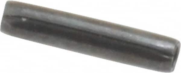 Made in USA - 1/16" Diam x 5/16" Long Coiled Spring Pin - Grade 1070-1090 Alloy Steel, Black Oxide Finish - Exact Tooling