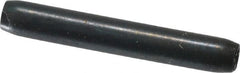 Made in USA - 1/16" Diam x 7/16" Long Coiled Spring Pin - Grade 1070-1090 Alloy Steel, Black Oxide Finish - Exact Tooling
