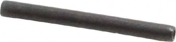 Made in USA - 1/16" Diam x 5/8" Long Coiled Spring Pin - Grade 1070-1090 Alloy Steel, Black Oxide Finish - Exact Tooling