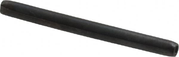 Made in USA - 1/16" Diam x 3/4" Long Coiled Spring Pin - Grade 1070-1090 Alloy Steel, Black Oxide Finish - Exact Tooling