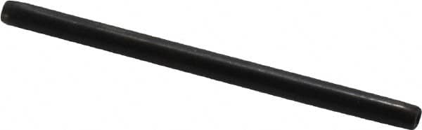 Made in USA - 1/16" Diam x 1" Long Coiled Spring Pin - Grade 1070-1090 Alloy Steel, Black Oxide Finish - Exact Tooling