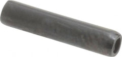 Made in USA - 3/32" Diam x 7/16" Long Coiled Spring Pin - Grade 1070-1090 Alloy Steel, Black Oxide Finish - Exact Tooling