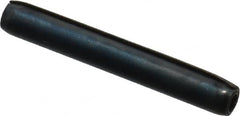 Made in USA - 3/32" Diam x 11/16" Long Coiled Spring Pin - Grade 1070-1090 Alloy Steel, Black Oxide Finish - Exact Tooling