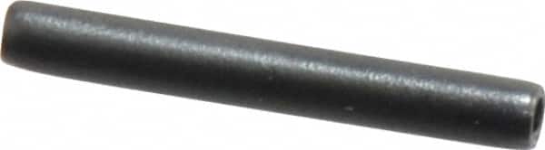 Made in USA - 3/32" Diam x 3/4" Long Coiled Spring Pin - Grade 1070-1090 Alloy Steel, Black Oxide Finish - Exact Tooling