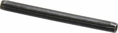 Made in USA - 3/32" Diam x 1-1/8" Long Coiled Spring Pin - Grade 1070-1090 Alloy Steel, Black Oxide Finish - Exact Tooling
