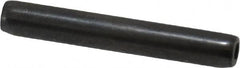Made in USA - 1/8" Diam x 7/8" Long Coiled Spring Pin - Grade 1070-1090 Alloy Steel, Black Oxide Finish - Exact Tooling