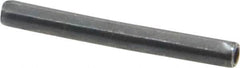Made in USA - 1/8" Diam x 1-1/8" Long Coiled Spring Pin - Grade 1070-1090 Alloy Steel, Black Oxide Finish - Exact Tooling