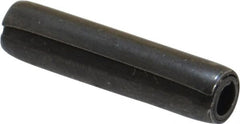 Made in USA - 5/32" Diam x 11/16" Long Coiled Spring Pin - Grade 1070-1090 Alloy Steel, Black Oxide Finish - Exact Tooling