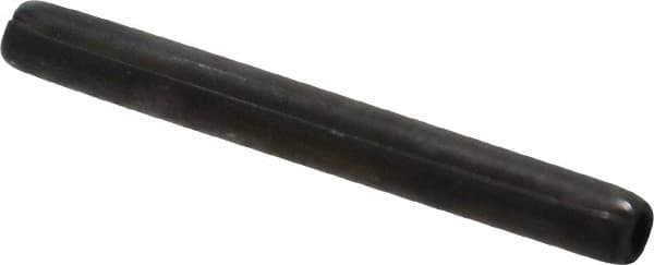 Made in USA - 5/32" Diam x 1-1/2" Long Coiled Spring Pin - Grade 1070-1090 Alloy Steel, Black Oxide Finish - Exact Tooling